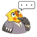 Стикер Попка