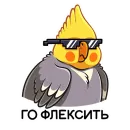 Стикер Попка