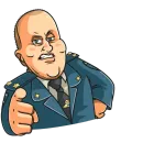 Стикер Полицейский с Рублевки Без Текста