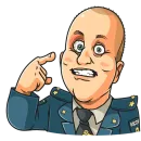 Стикер Полицейский с Рублевки Без Текста