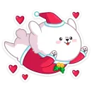 Стикер Новогодний Пудинг