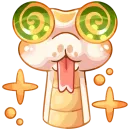 Стикер Питончик Пончик