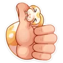 Стикер Питончик Пончик