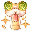 Стикер Питончик Пончик