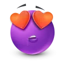 Стикер Purple Faces