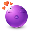 Стикер Purple Faces