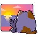 Стикер Пушмяу Без Текста