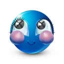 Стикер Blue faces