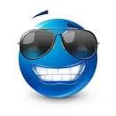 Стикер Blue faces