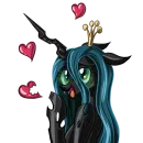 Стикер Queen Chrysalis 2
