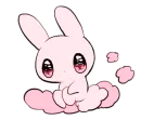 rabbits and girls pink