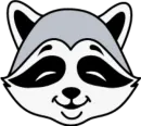 Стикер raccoon