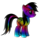 Стикер Rainbow Dash