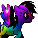 Стикер Rainbow Dash