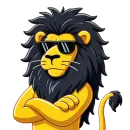 Стикер real lions app