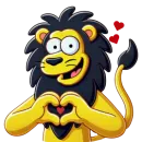 Стикер real lions app