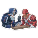 Стикер Красный Страж