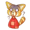 Стикер Red Panda Toffee