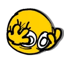 Стикер uwu face