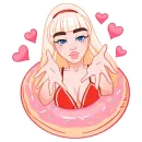 Стикер Отдыхаем с Каталиной