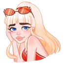 Стикер Отдыхаем с Каталиной