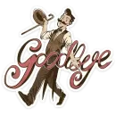 Стикер Ретроджентльмен