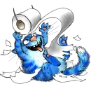 Стикер Rinas Blue Cats