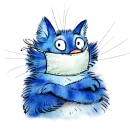 Стикер Rinas Blue Cats