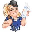 Стикер rugbygirls