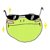 Стикер cursed frog Runta!! (runtadesu)