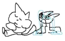 Стикер sad cat