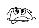 Стикер sad cat