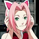 Стикер зеленые глаза