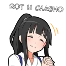 Стикер Самурай-тян
