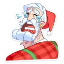 Стикер Санта