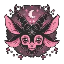 Стикер satanic goats