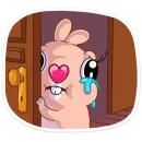 Стикер Кролик Себастьян