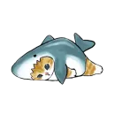 Стикер Shark cats