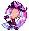Стикер Shining Glitter Cookie