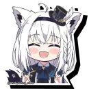 Стикер Shirakami Fubuki