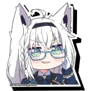 Стикер Shirakami Fubuki