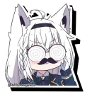 Стикер Shirakami Fubuki