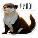 Стикер ВЫДРОЧАТик