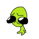 Стикер silly aliens