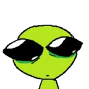 Стикер silly aliens