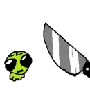 Стикер silly aliens