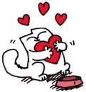 Стикер simon's cat