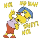 Стикер Симпсоны