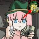 Стикер Bocchi the nigga