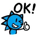 Стикер Sonic Sketchog UA